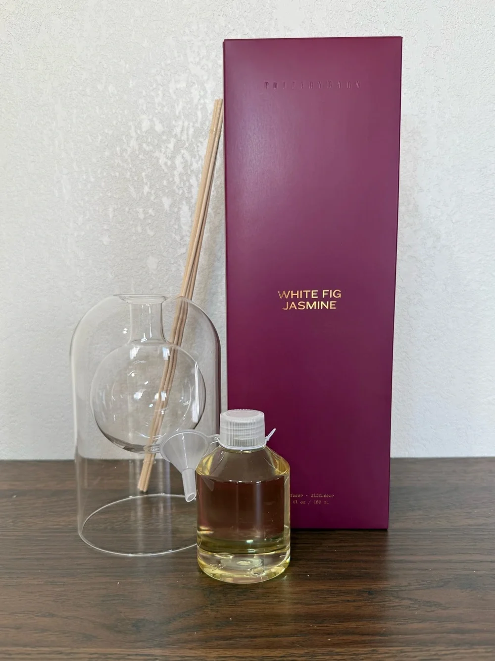 Pottery Barn White Fig & Jasmine Diffuser